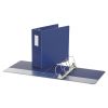 Deluxe Non-View D-Ring Binder with Label Holder, 3 Rings, 4" Capacity, 11 x 8.5, Royal Blue2