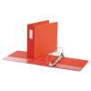 Deluxe Non-View D-Ring Binder with Label Holder, 3 Rings, 4" Capacity, 11 x 8.5, Red2