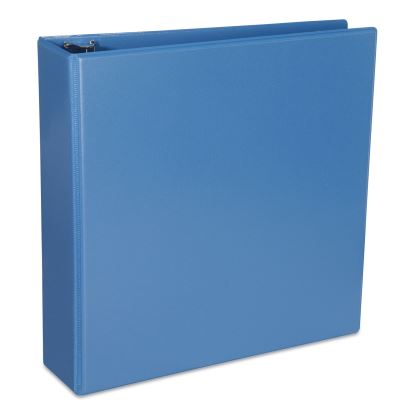 Deluxe Round Ring View Binder, 3 Rings, 2" Capacity, 11 x 8.5, Light Blue1