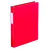 Deluxe Non-View D-Ring Binder with Label Holder, 3 Rings, 1" Capacity, 11 x 8.5, Red1