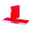 Deluxe Non-View D-Ring Binder with Label Holder, 3 Rings, 1" Capacity, 11 x 8.5, Red2