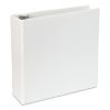 Slant-Ring View Binder, 3 Rings, 4" Capacity, 11 x 8.5, White1