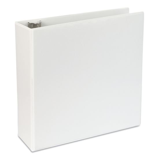 Slant D-Ring View Binder, 3 Rings, 4" Capacity, 11 x 8.5, White1