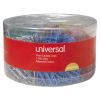 Plastic-Coated Paper Clips with Six-Compartment Organizer Tub, #3, Assorted Colors, 1,000/Pack2