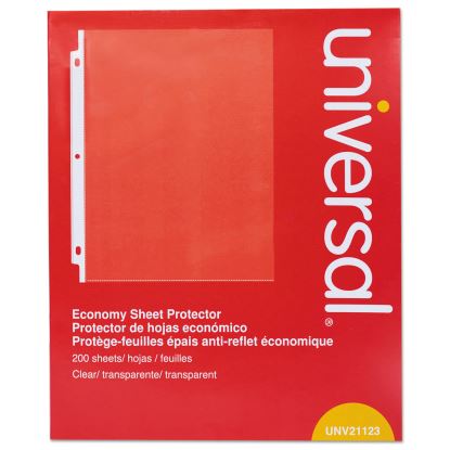 Standard Sheet Protector, Economy, 8.5 x 11, Clear, 200/Box1
