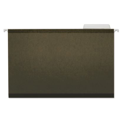 Deluxe Reinforced Recycled Hanging File Folders, Legal Size, 1/3-Cut Tab, Standard Green, 25/Box1