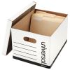 Basic-Duty Economy Record Storage Boxes, Letter/Legal Files, 12" x 15" x 10", White, 10/Carton2