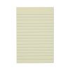 Recycled Self-Stick Note Pads, Note Ruled, 4" x 6", Yellow, 100 Sheets/Pad, 12 Pads/Pack1