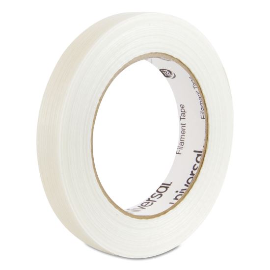 120# Utility Grade Filament Tape, 3" Core, 18 mm x 54.8 m, Clear1