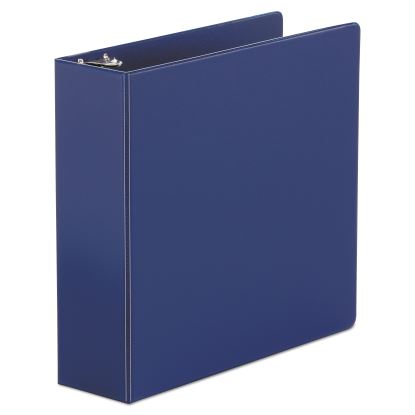 Economy Non-View Round Ring Binder, 3 Rings, 3" Capacity, 11 x 8.5, Royal Blue1