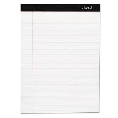 Premium Ruled Writing Pads with Heavy-Duty Back, Wide/Legal Rule, Black Headband, 50 White 8.5 x 11 Sheets, 6/Pack1