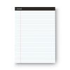 Premium Ruled Writing Pads with Heavy-Duty Back, Wide/Legal Rule, Black Headband, 50 White 8.5 x 11 Sheets, 12/Pack1