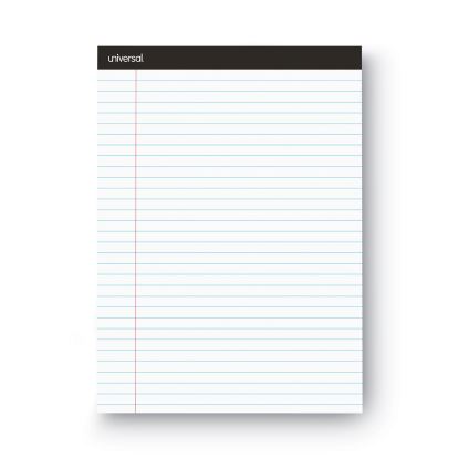 Premium Ruled Writing Pads with Heavy-Duty Back, Wide/Legal Rule, Black Headband, 50 White 8.5 x 11 Sheets, 12/Pack1