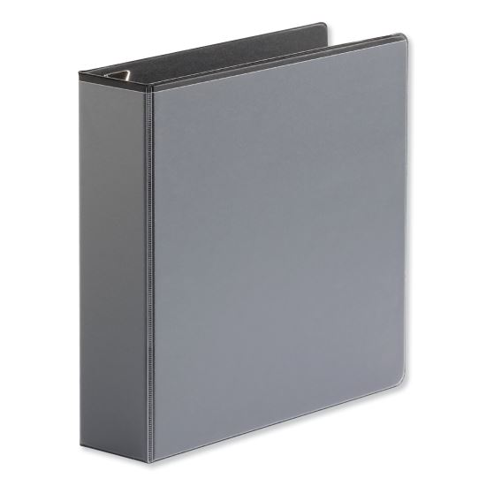 Deluxe Easy-to-Open D-Ring View Binder, 3 Rings, 2" Capacity, 11 x 8.5, Black1