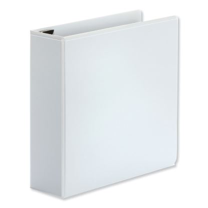 Deluxe Easy-to-Open D-Ring View Binder, 3 Rings, 3" Capacity, 11 x 8.5, White1