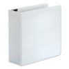 Deluxe Easy-to-Open D-Ring View Binder, 3 Rings, 4" Capacity, 11 x 8.5, White1