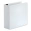 Deluxe Easy-to-Open D-Ring View Binder, 3 Rings, 4" Capacity, 11 x 8.5, White1