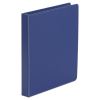 Economy Non-View Round Ring Binder, 3 Rings, 1" Capacity, 11 x 8.5, Royal Blue1