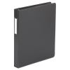 Economy Non-View Round Ring Binder, 3 Rings, 1" Capacity, 11 x 8.5, Black1