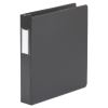 Economy Non-View Round Ring Binder, 3 Rings, 1.5" Capacity, 11 x 8.5, Black1