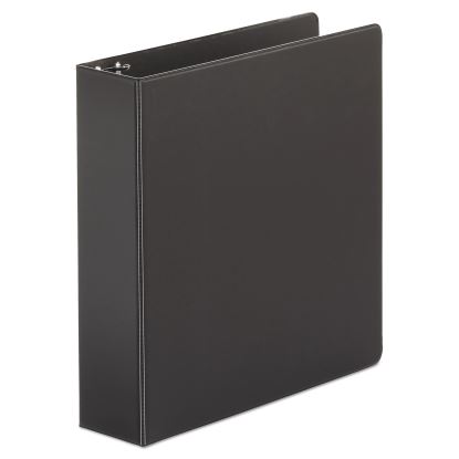 Economy Non-View Round Ring Binder, 3 Rings, 2" Capacity, 11 x 8.5, Black1