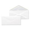 Open-Side Business Envelope, #10, Monarch Flap, Gummed Closure, 4.13 x 9.5, White, 500/Box1