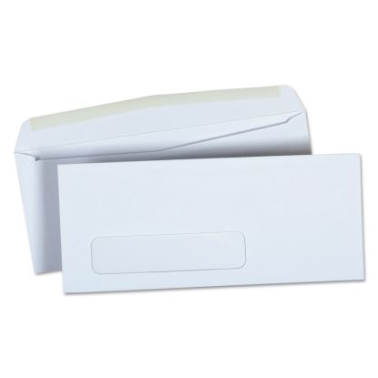 Open-Side Business Envelope, 1 Window, #9, Square Flap, Gummed Closure, 3.88 x 8.88, White, 500/Box1