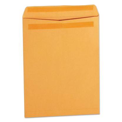 Self-Stick Open-End Catalog Envelope, #12 1/2, Square Flap, Self-Adhesive Closure, 9.5 x 12.5, Brown Kraft, 250/Box1