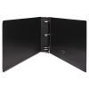 Ledger-Size Round Ring Binder with Label Holder, 3 Rings, 2" Capacity, 11 x 17, Black2