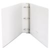 Ledger-Size Round Ring Binder with Label Holder, 3 Rings, 2" Capacity, 11 x 17, White2