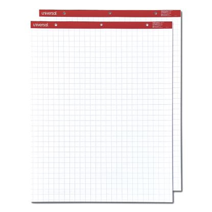 Easel Pads/Flip Charts, Quadrille Rule (1 sq/in), 50 White 27 x 34 Sheets, 2/Carton1