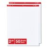 Easel Pads/Flip Charts, Quadrille Rule (1 sq/in), 50 White 27 x 34 Sheets, 2/Carton2