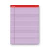 Colored Perforated Ruled Writing Pads, Wide/Legal Rule, 50 Orchid 8.5 x 11 Sheets, Dozen1