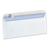 Peel Seal Strip Security Tint Business Envelope, #10, Square Flap, Self-Adhesive Closure, 4.13 x 9.5, White, 100/Box1