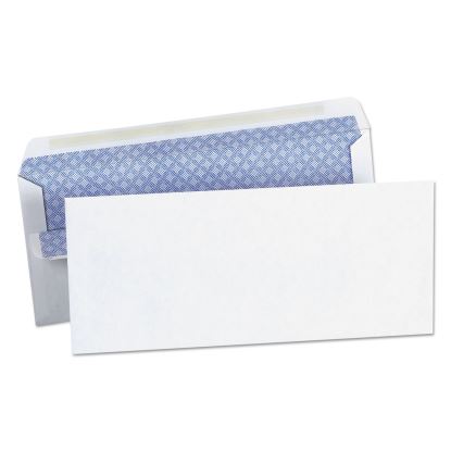 Self-Seal Security Tint Business Envelope, #10, Square Flap, Self-Adhesive Closure, 4.13 x 9.5, White, 500/Box1