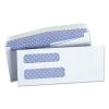 Double Window Business Envelope, #8 5/8, Square Flap, Gummed Closure, 3.63 x 8.63, White, 500/Box1