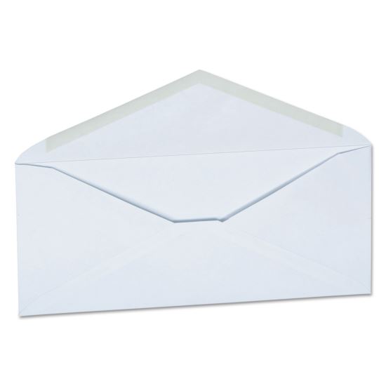 Open-Side Business Envelope, #10, Monarch Flap, Gummed Closure, 4.13 x 9.5, White, 250/Carton1