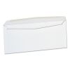 Business Envelope, #10, Monarch Flap, Gummed Closure, 4.13 x 9.5, White, 500/Box1