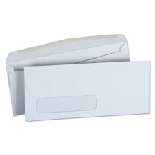 Business Envelope, #10, Commercial Flap, Gummed Closure, 4.13 x 9.5, White, 250/Box1