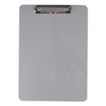 Aluminum Clipboard with Low Profile Clip, 0.5" Clip Capacity, Holds 8.5 x 11 Sheets, Aluminum1