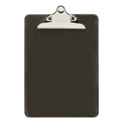 Plastic Clipboard w/High Capacity Clip, 1", Holds 8 1/2 x 12, Translucent Black1