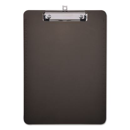 Plastic Clipboard with Low Profile Clip, 0.5" Clip Capacity, Holds 8.5 x 11 Sheets, Translucent Black1