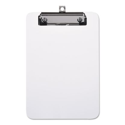Plastic Clipboard with Low Profile Clip, 1/2" Capacity, Holds 5 x 8, Clear1