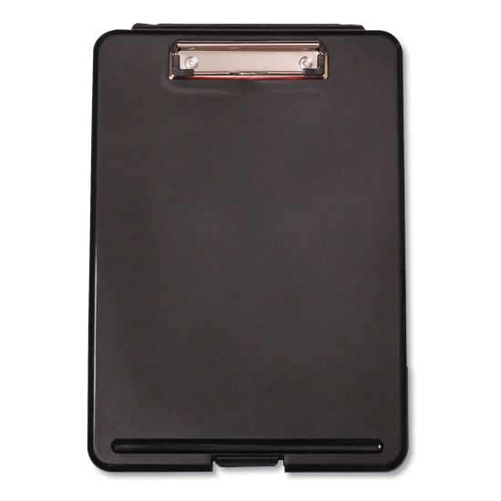 Storage Clipboard, 0.5" Clip Capacity, Holds 8.5 x 11 Sheets, Black1