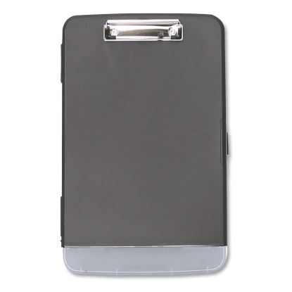 Storage Clipboard with Pen Compartment, 0.5" Clip Capacity, Holds 8.5 x 11 Sheets, Black1