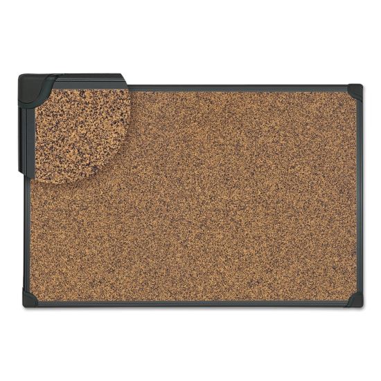 Tech Cork Board, 48 x 36, Cork, Black Frame1