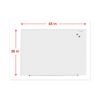 Frameless Magnetic Glass Marker Board, 48" x 36", White2