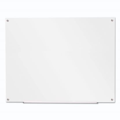 Frameless Glass Marker Board, 48" x 36", White1
