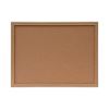 Cork Board with Oak Style Frame, 24 x 18, Natural, Oak-Finished Frame1