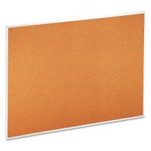 Bulletin Board, Natural Cork, 48 x 36, Satin-Finished Aluminum Frame1